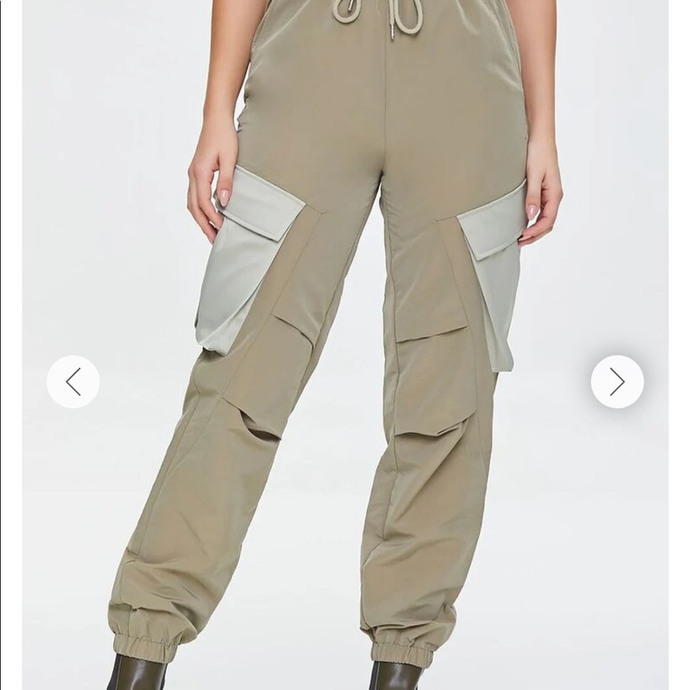 Two tone utility joggers - Picture 2 of 5